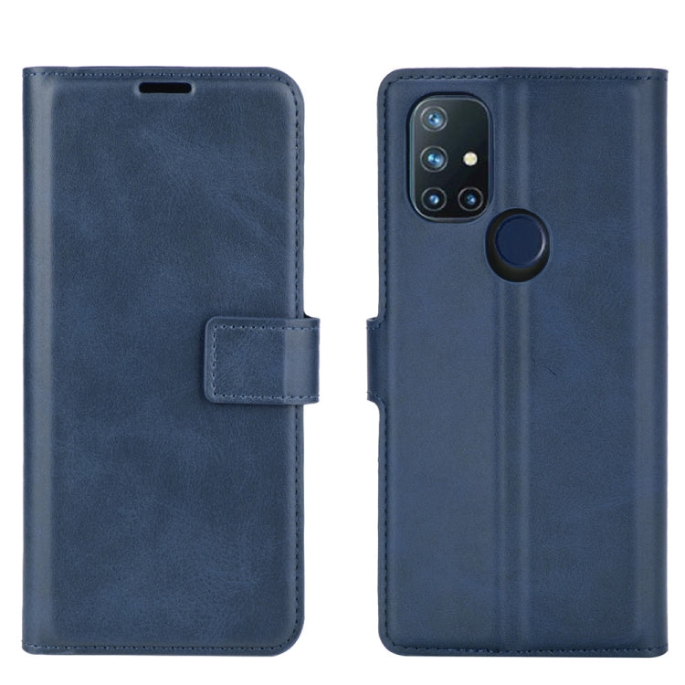 For OnePlus Nord N10 5G Retro Calf Pattern Buckle Horizontal Flip Leather Case with Holder & Card Slots & Wallet
