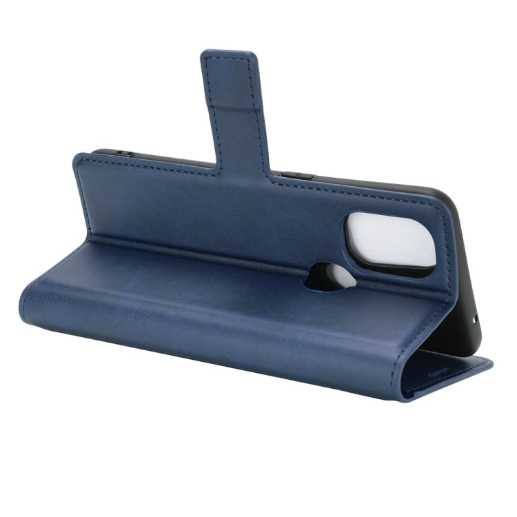 For OnePlus Nord N10 5G Retro Calf Pattern Buckle Horizontal Flip Leather Case with Holder & Card Slots & Wallet