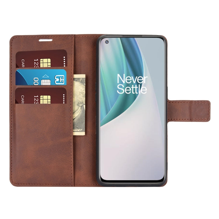 For OnePlus Nord N10 5G Retro Calf Pattern Buckle Horizontal Flip Leather Case with Holder & Card Slots & Wallet