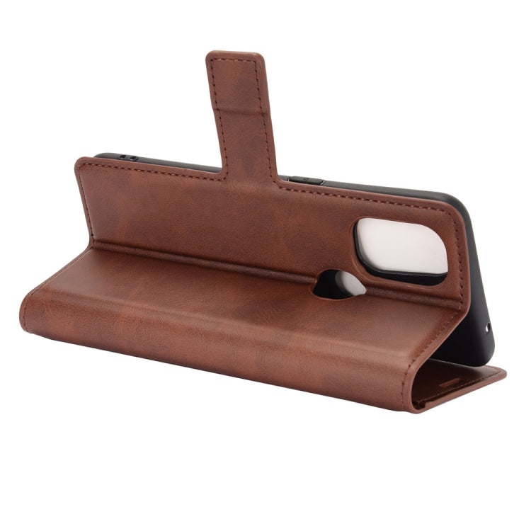 For OnePlus Nord N10 5G Retro Calf Pattern Buckle Horizontal Flip Leather Case with Holder & Card Slots & Wallet