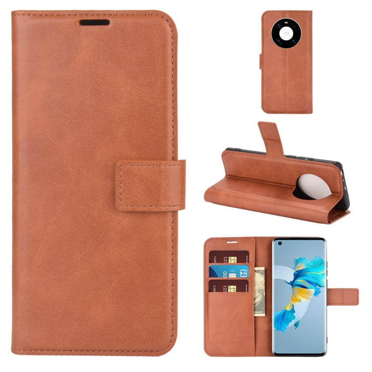 For Huawei Mate 40 Retro Calf Pattern Buckle Horizontal Flip Leather Case with Holder & Card Slots & Wallet