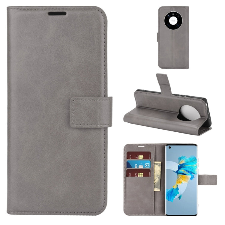 For Huawei Mate 40 Retro Calf Pattern Buckle Horizontal Flip Leather Case with Holder & Card Slots & Wallet