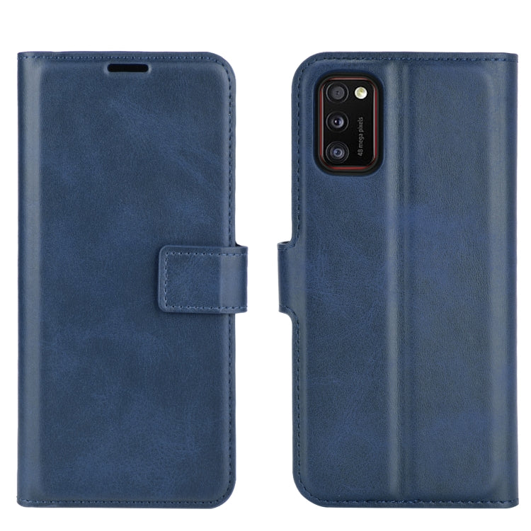 For Samsung Galaxy A41(EU Version) Retro Calf Pattern Buckle Horizontal Flip Leather Case with Holder & Card Slots & Wallet