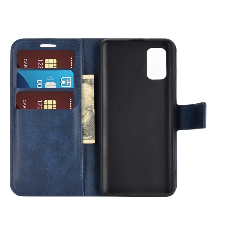 For Samsung Galaxy A41(EU Version) Retro Calf Pattern Buckle Horizontal Flip Leather Case with Holder & Card Slots & Wallet