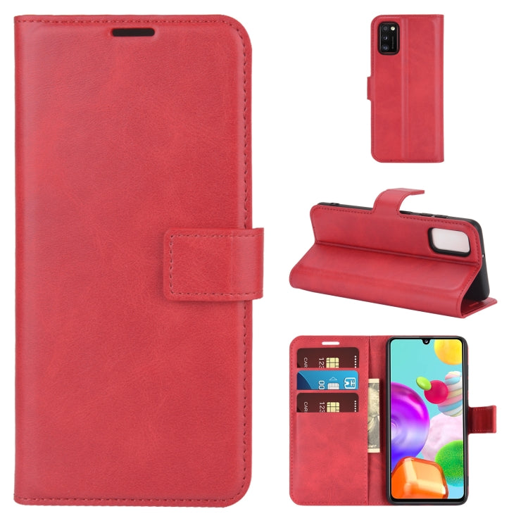 For Samsung Galaxy A41(EU Version) Retro Calf Pattern Buckle Horizontal Flip Leather Case with Holder & Card Slots & Wallet