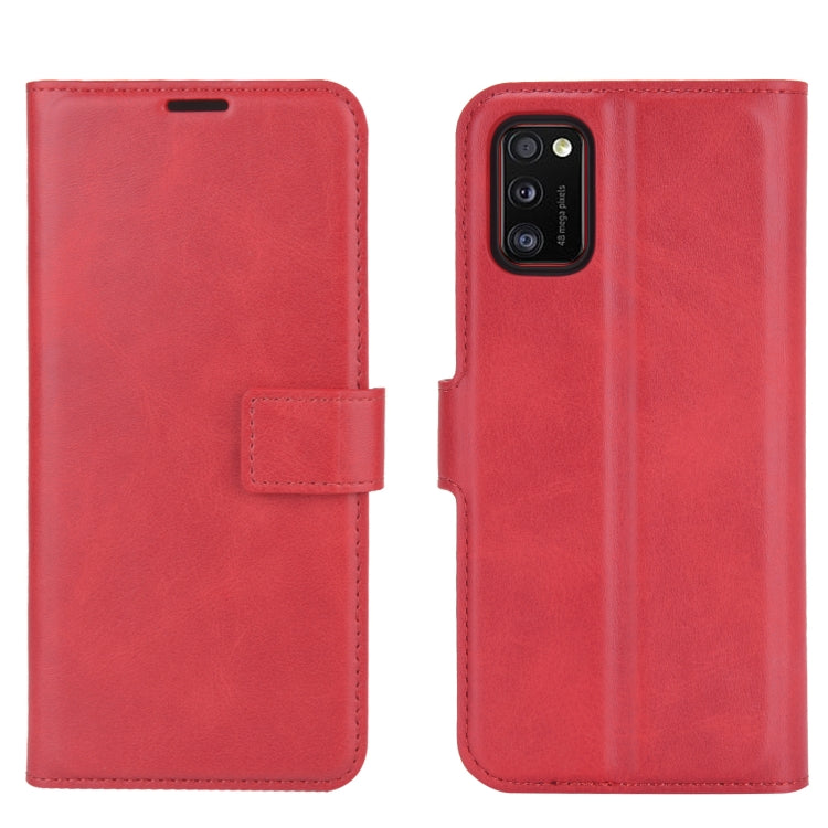 For Samsung Galaxy A41(EU Version) Retro Calf Pattern Buckle Horizontal Flip Leather Case with Holder & Card Slots & Wallet