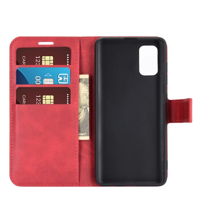 For Samsung Galaxy A41(EU Version) Retro Calf Pattern Buckle Horizontal Flip Leather Case with Holder & Card Slots & Wallet