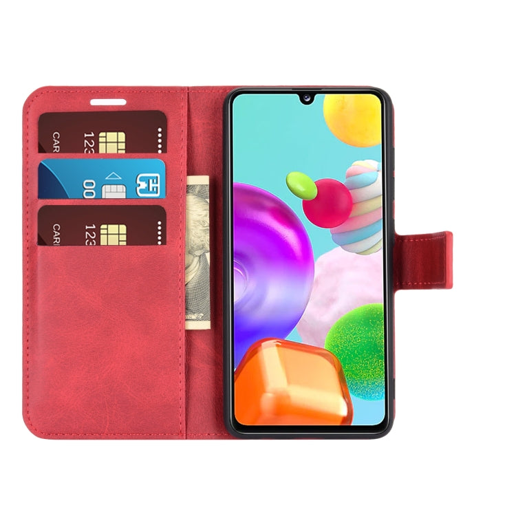 For Samsung Galaxy A41(EU Version) Retro Calf Pattern Buckle Horizontal Flip Leather Case with Holder & Card Slots & Wallet