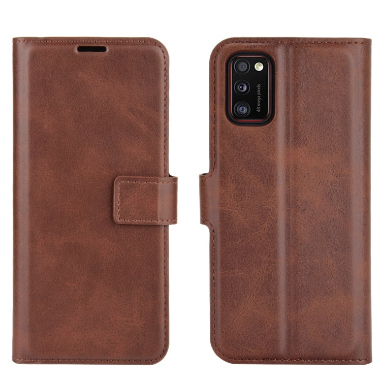 For Samsung Galaxy A41(EU Version) Retro Calf Pattern Buckle Horizontal Flip Leather Case with Holder & Card Slots & Wallet