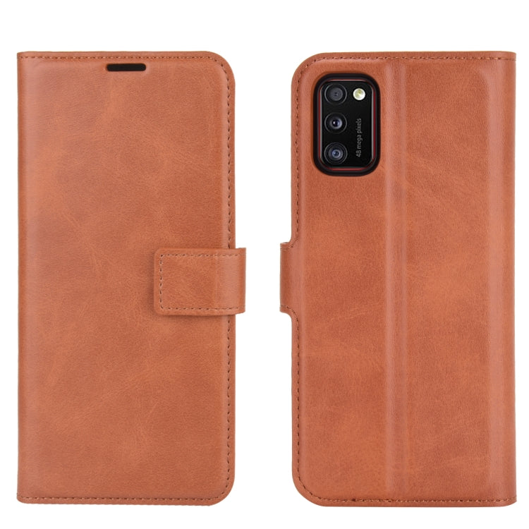 For Samsung Galaxy A41(EU Version) Retro Calf Pattern Buckle Horizontal Flip Leather Case with Holder & Card Slots & Wallet