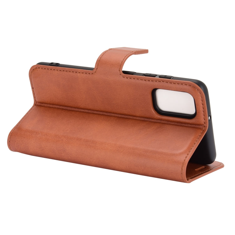 For Samsung Galaxy A41(EU Version) Retro Calf Pattern Buckle Horizontal Flip Leather Case with Holder & Card Slots & Wallet