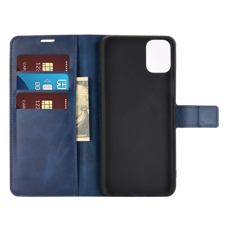 For LG K42 Retro Calf Pattern Buckle Horizontal Flip Leather Case with Holder & Card Slots & Wallet