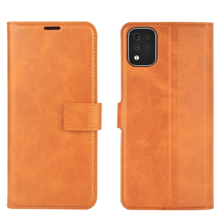 For LG K42 Retro Calf Pattern Buckle Horizontal Flip Leather Case with Holder & Card Slots & Wallet