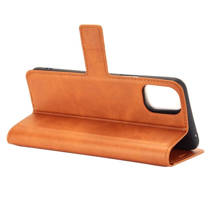 For LG K42 Retro Calf Pattern Buckle Horizontal Flip Leather Case with Holder & Card Slots & Wallet