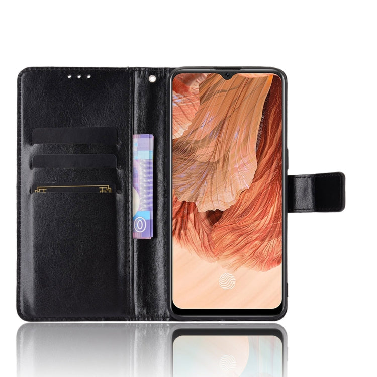 For OPPO F17 / A73 2020 Retro Crazy Horse Texture Horizontal Flip Leather Case with Holder & Card Slots & Photo Frame