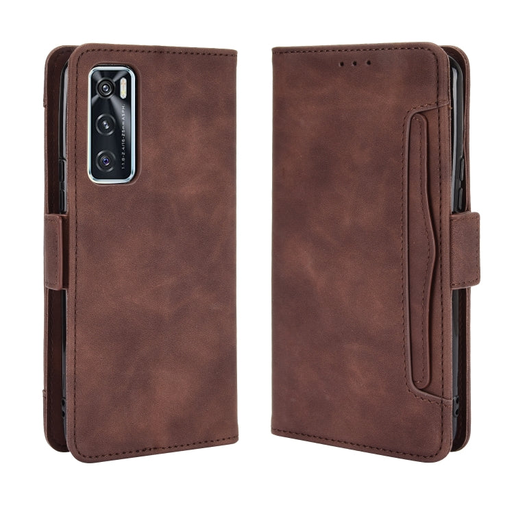 For vivo V20 SE/Y70 2020 Wallet Style Skin Feel Calf Pattern Leather Case ï¼Œwith Separate Card Slot