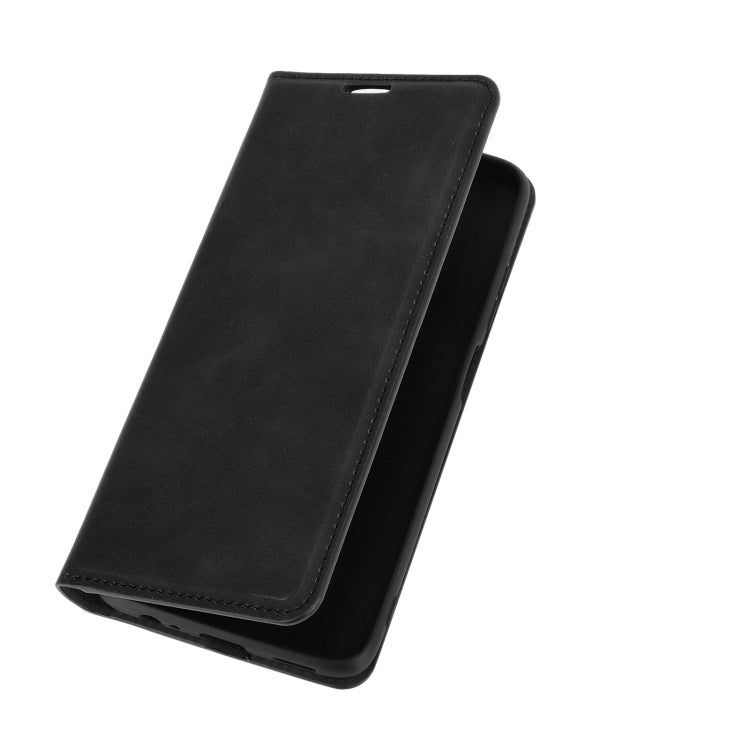 For Xiaomi Redmi Note 9 5G China Version Retro-skin Business Magnetic Suction Leather Case with Holder & Card Slots & Wallet