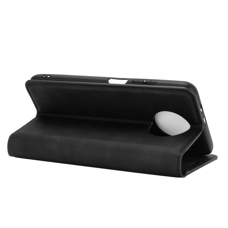 For Xiaomi Redmi Note 9 5G China Version Retro-skin Business Magnetic Suction Leather Case with Holder & Card Slots & Wallet