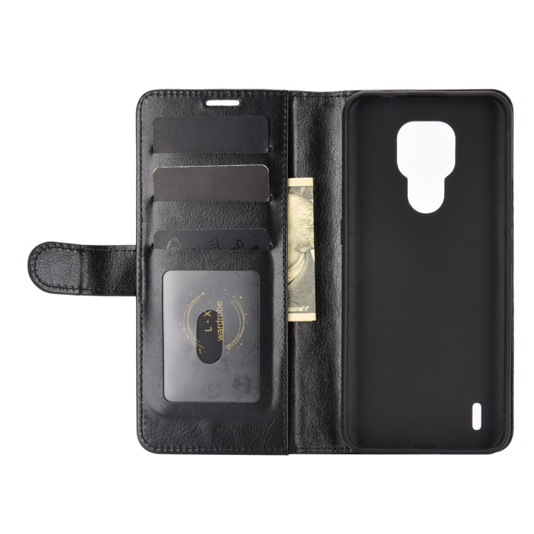For Motorola Moto E7 R64 Texture Single Horizontal Flip Protective Case with Holder & Card Slots & Wallet& Photo Frame