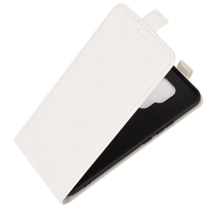 For Motorola Moto E7 R64 Texture Single Vertical Flip Leather Protective Case with Card Slots & Photo Frame