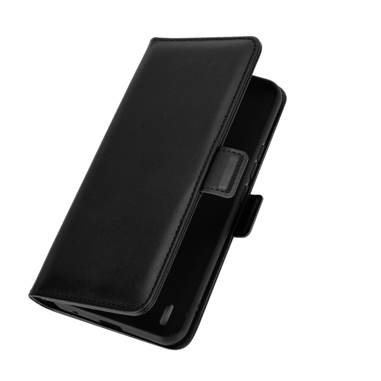 For Motorola Moto E7 Dual-side Magnetic Buckle Horizontal Flip Leather Case with Holder & Card Slots & Wallet