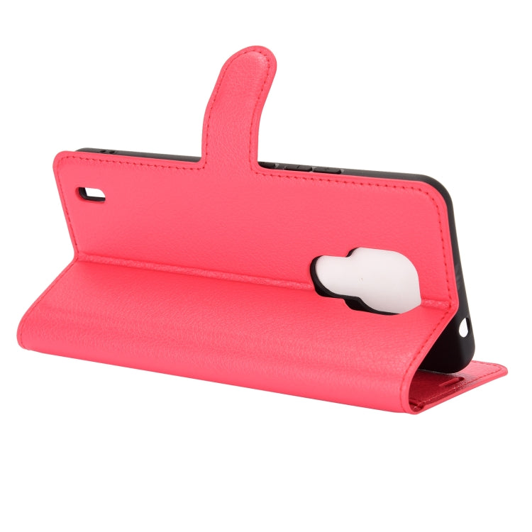 For Motorola Moto E7 Litchi Texture Horizontal Flip Protective Case with Holder & Card Slots & Wallet