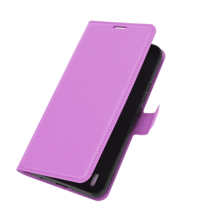 For Motorola Moto E7 Litchi Texture Horizontal Flip Protective Case with Holder & Card Slots & Wallet