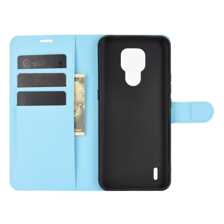 For Motorola Moto E7 Litchi Texture Horizontal Flip Protective Case with Holder & Card Slots & Wallet