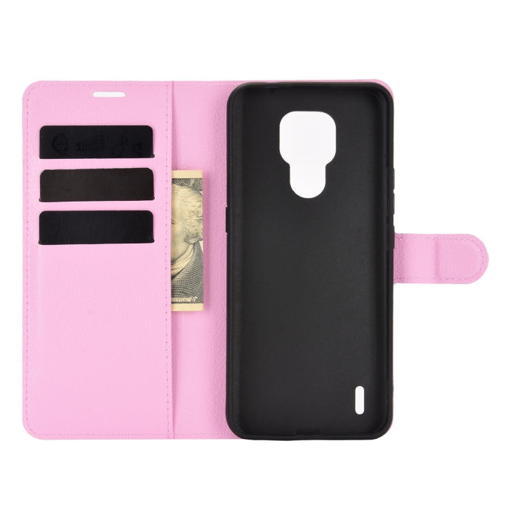 For Motorola Moto E7 Litchi Texture Horizontal Flip Protective Case with Holder & Card Slots & Wallet