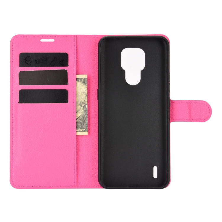 For Motorola Moto E7 Litchi Texture Horizontal Flip Protective Case with Holder & Card Slots & Wallet