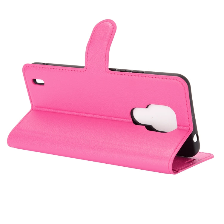 For Motorola Moto E7 Litchi Texture Horizontal Flip Protective Case with Holder & Card Slots & Wallet