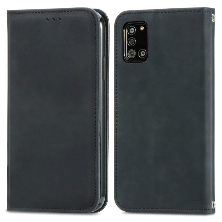For Samsung Galaxy A32 5G Retro Skin Feel Business Magnetic Horizontal Flip Leather Case with Holder & Card Slots & Wallet & Photo Frame
