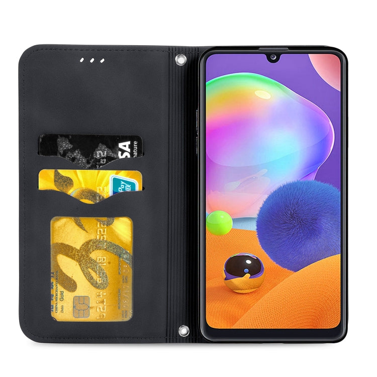 For Samsung Galaxy A32 5G Retro Skin Feel Business Magnetic Horizontal Flip Leather Case with Holder & Card Slots & Wallet & Photo Frame