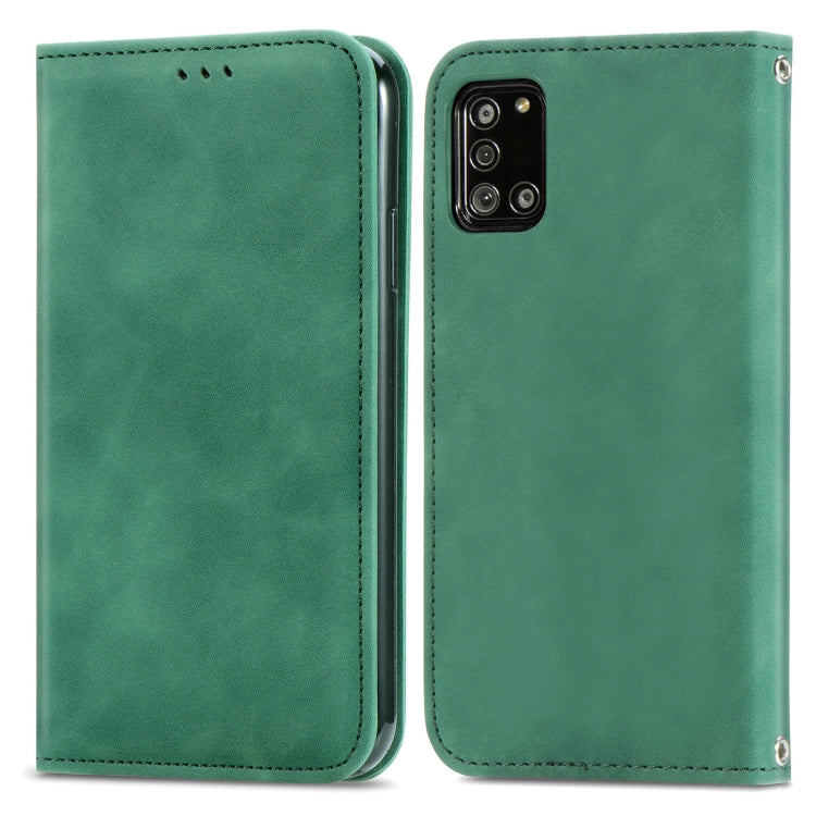 For Samsung Galaxy A32 5G Retro Skin Feel Business Magnetic Horizontal Flip Leather Case with Holder & Card Slots & Wallet & Photo Frame