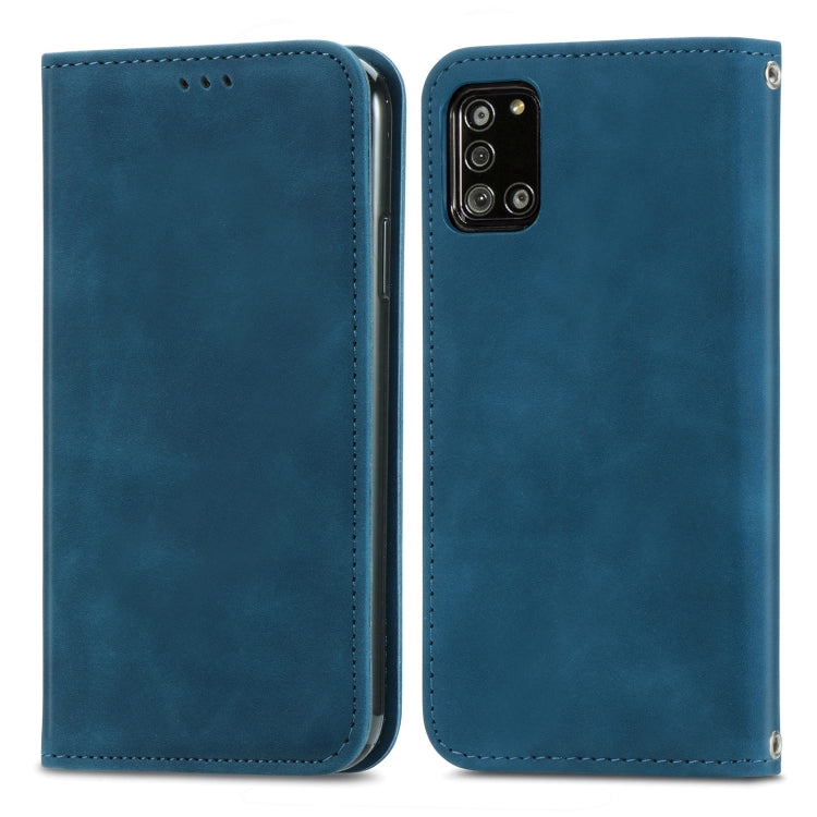For Samsung Galaxy A32 5G Retro Skin Feel Business Magnetic Horizontal Flip Leather Case with Holder & Card Slots & Wallet & Photo Frame