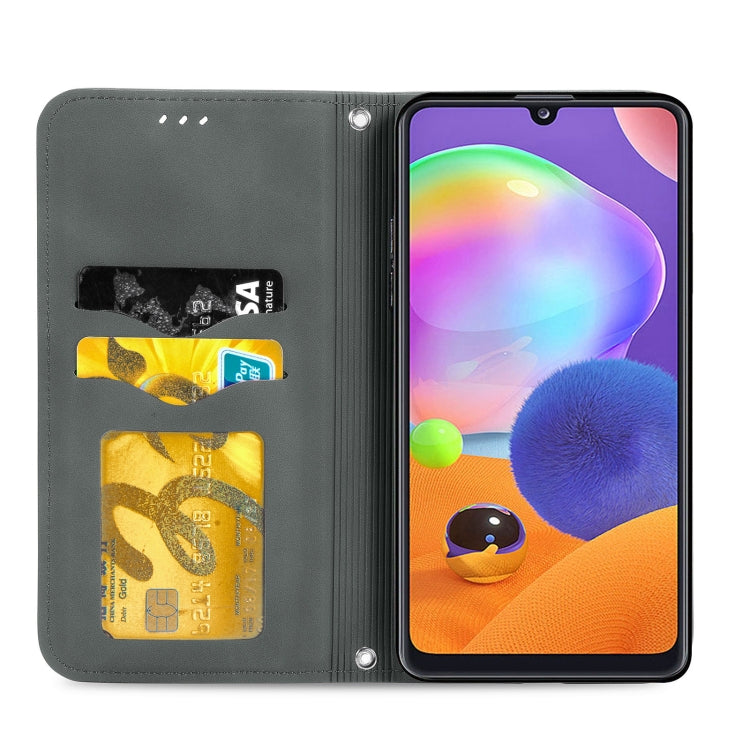 For Samsung Galaxy A32 5G Retro Skin Feel Business Magnetic Horizontal Flip Leather Case with Holder & Card Slots & Wallet & Photo Frame