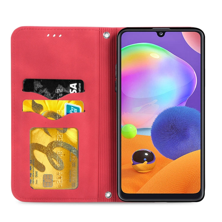 For Samsung Galaxy A32 5G Retro Skin Feel Business Magnetic Horizontal Flip Leather Case with Holder & Card Slots & Wallet & Photo Frame
