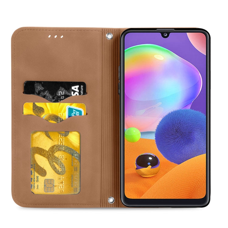 For Samsung Galaxy A32 5G Retro Skin Feel Business Magnetic Horizontal Flip Leather Case with Holder & Card Slots & Wallet & Photo Frame