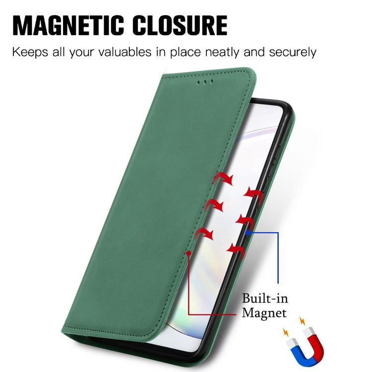 For Samsung Galaxy Note10 Lite / A81 Retro Skin Feel Business Magnetic Horizontal Flip Leather Case with Holder & Card Slots & Wallet & Photo Frame