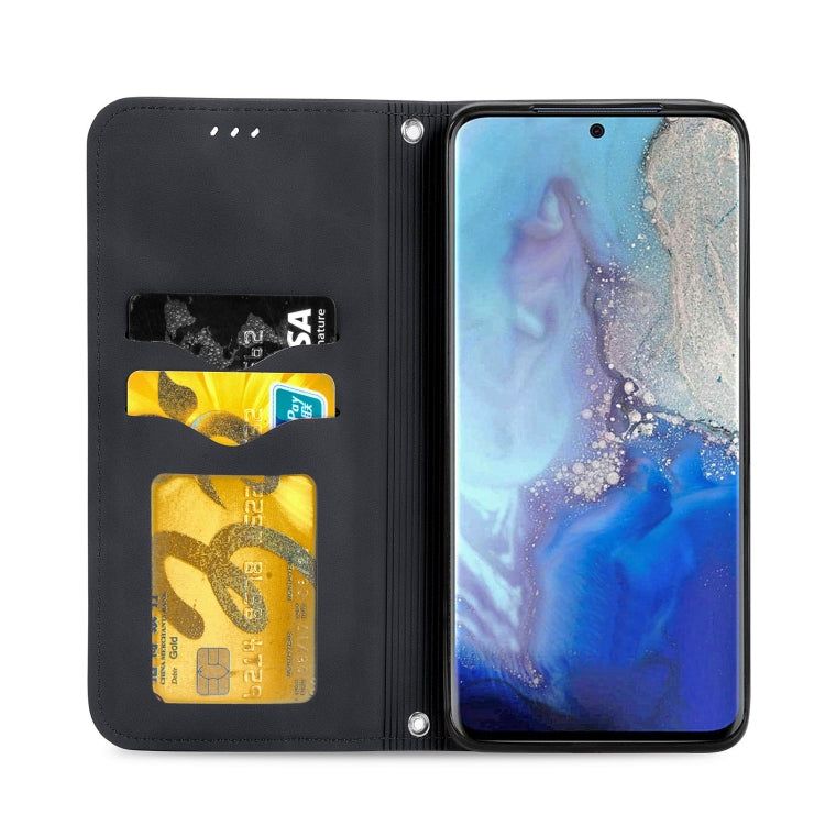For Samsung Galaxy S20 Retro Skin Feel Business Magnetic Horizontal Flip Leather Case with Holder & Card Slots & Wallet & Photo Frame