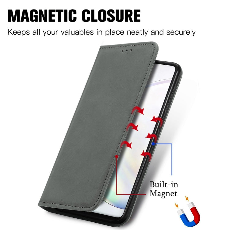 For Samsung Galaxy S20 Retro Skin Feel Business Magnetic Horizontal Flip Leather Case with Holder & Card Slots & Wallet & Photo Frame