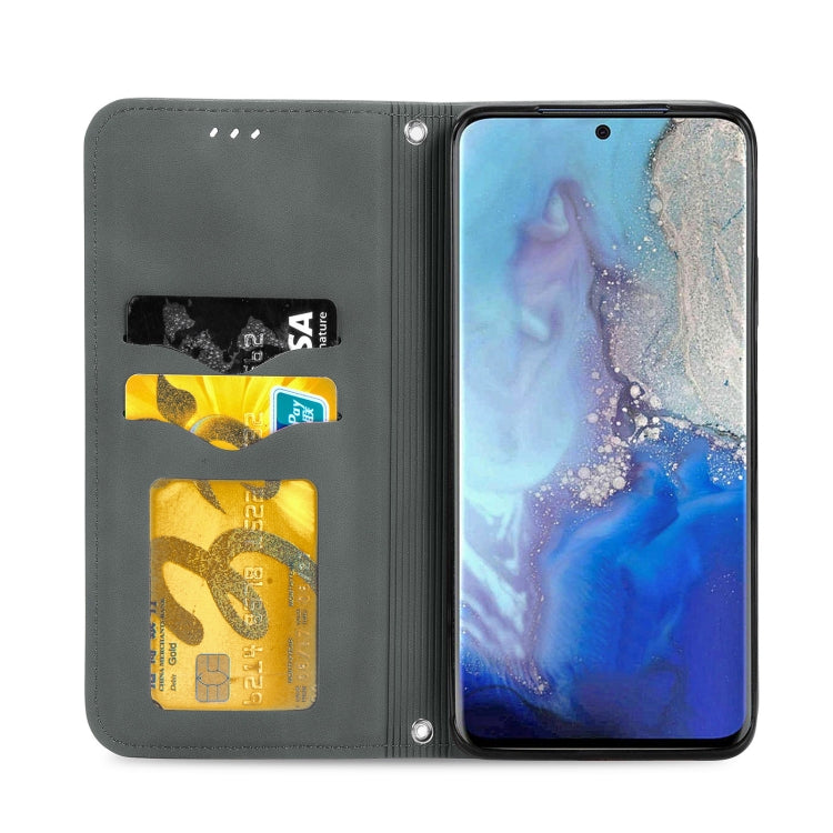 For Samsung Galaxy S20 Retro Skin Feel Business Magnetic Horizontal Flip Leather Case with Holder & Card Slots & Wallet & Photo Frame