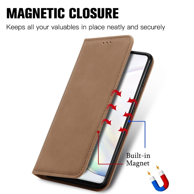 For Samsung Galaxy S20 Retro Skin Feel Business Magnetic Horizontal Flip Leather Case with Holder & Card Slots & Wallet & Photo Frame