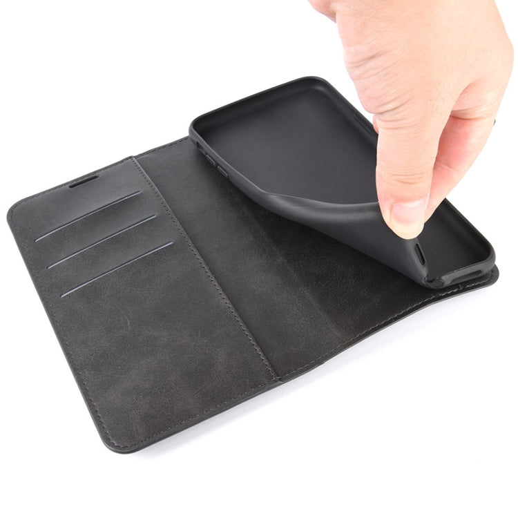 Retro Calf Pattern Buckle Horizontal Flip Leather Case with Holder & Card Slots & Wallet For Xiaomi Redmi Note 9 5G