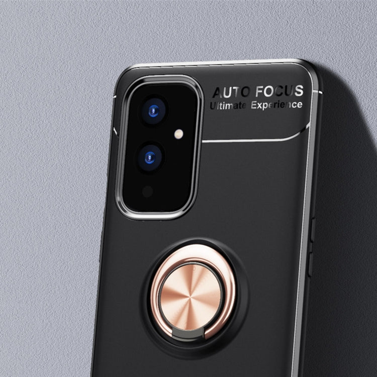 For OnePlus 9 Metal Ring Holder 360 Degree Rotating TPU Case