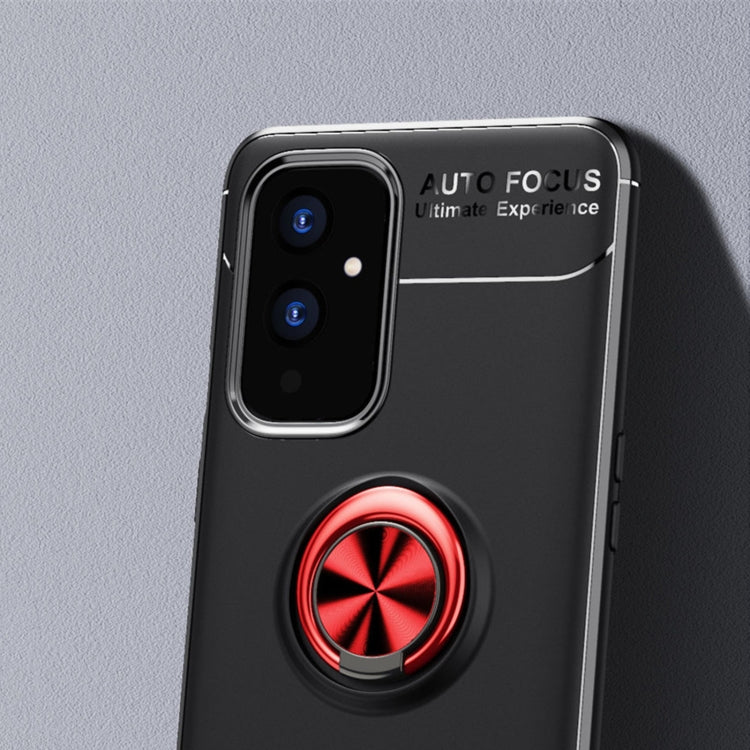 For OnePlus 9 Metal Ring Holder 360 Degree Rotating TPU Case