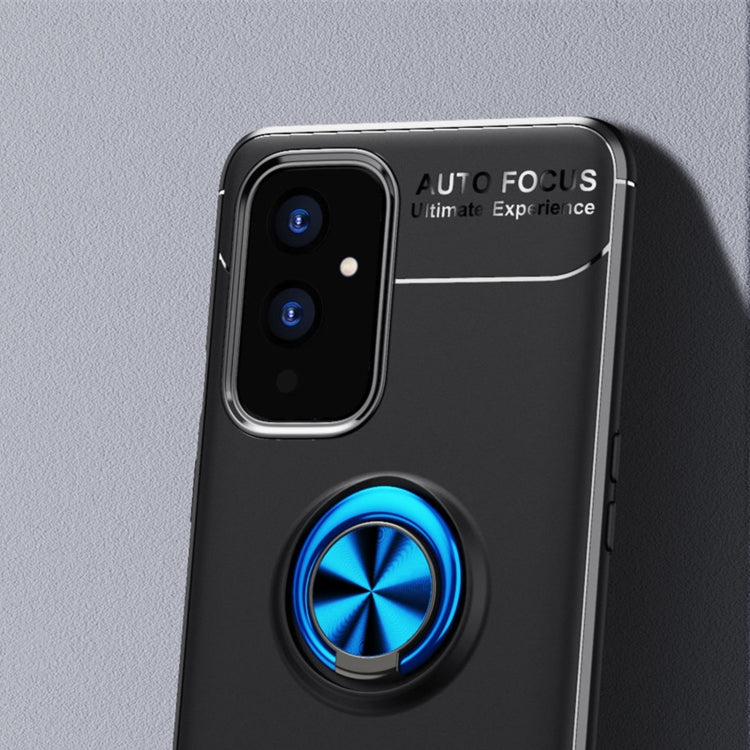 For OnePlus 9 Metal Ring Holder 360 Degree Rotating TPU Case