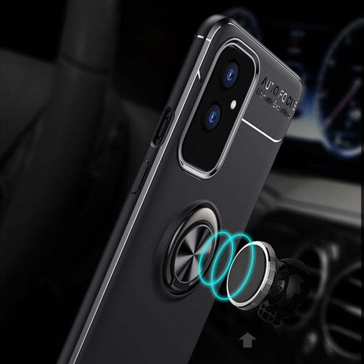 For OnePlus 9 Metal Ring Holder 360 Degree Rotating TPU Case