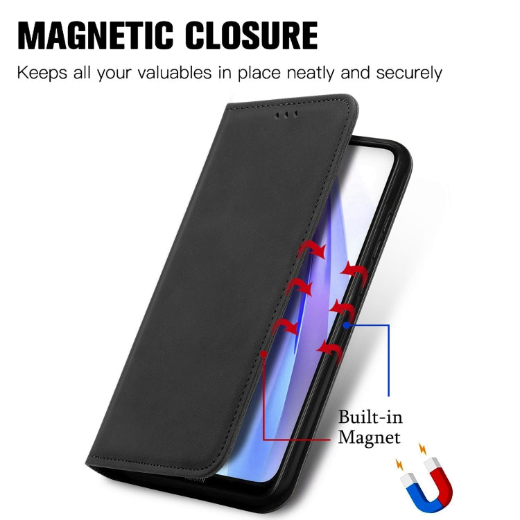 For Xiaomi Redmi Note 8 Retro Skin Feel Business Magnetic Horizontal Flip Leather Case With Holder & Card Slots & Wallet & Photo Frame