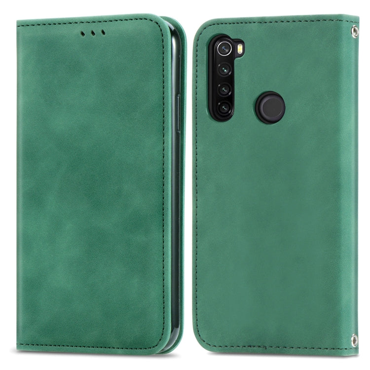 For Xiaomi Redmi Note 8 Retro Skin Feel Business Magnetic Horizontal Flip Leather Case With Holder & Card Slots & Wallet & Photo Frame